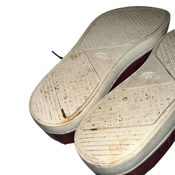 Lacrosse Flat Shoe Mens 8 Maroon Straightset - Picture 5 of 8
